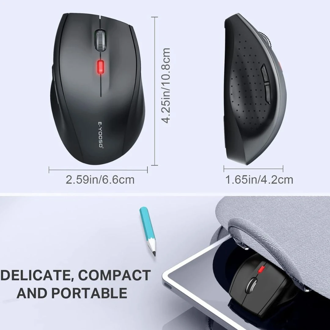 E-YOOSO E-1191 Bluetooth Mouse with Adjustable DPI - Image 4