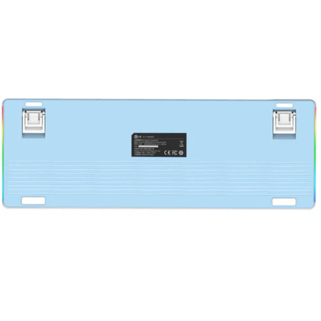 E-YOOSO Z-99 RGB 99-Keys Tri-Mode Mechanical Keyboard White/Blue/Purple - Image 6