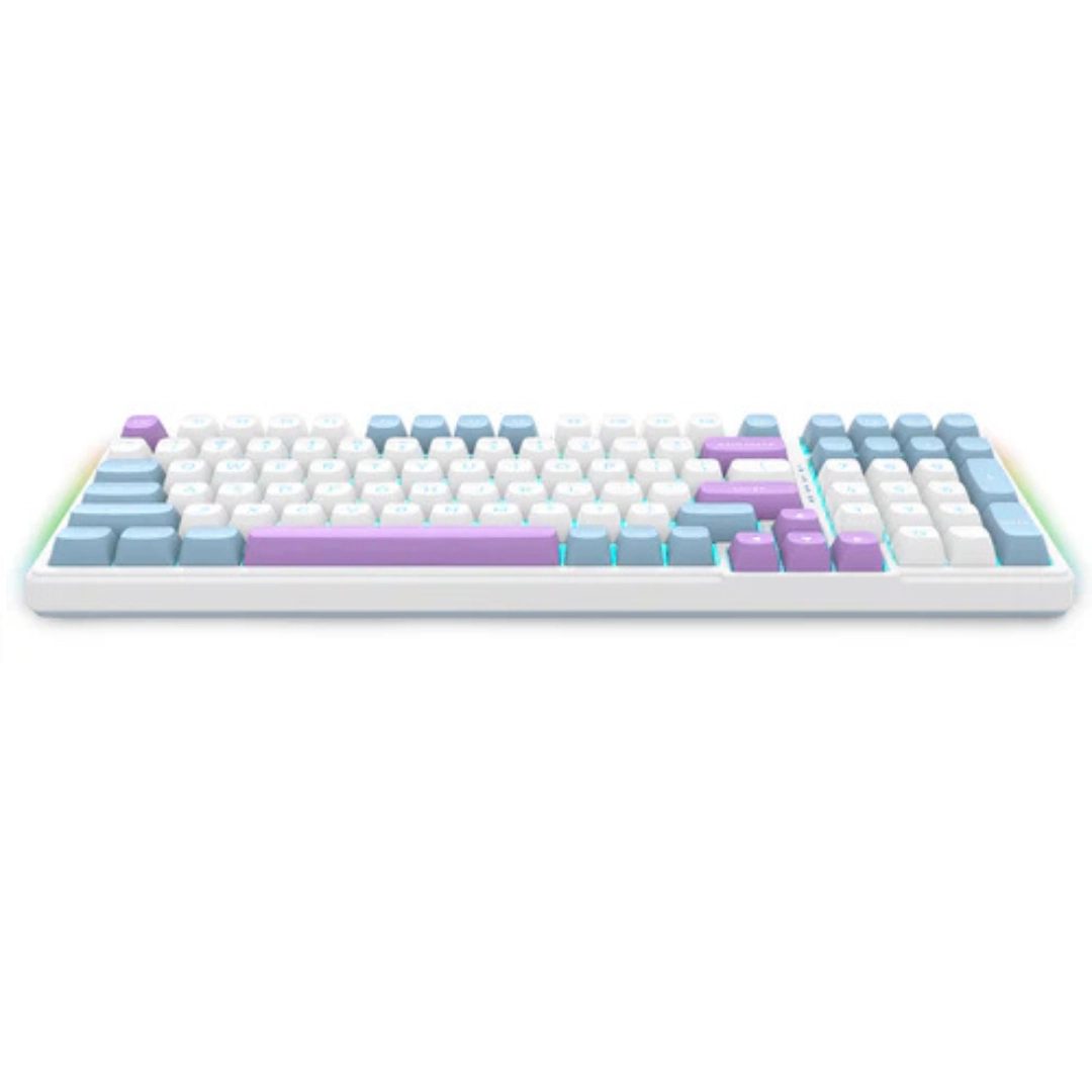 E-YOOSO Z-99 RGB 99-Keys Tri-Mode Mechanical Keyboard White/Blue/Purple - Image 3