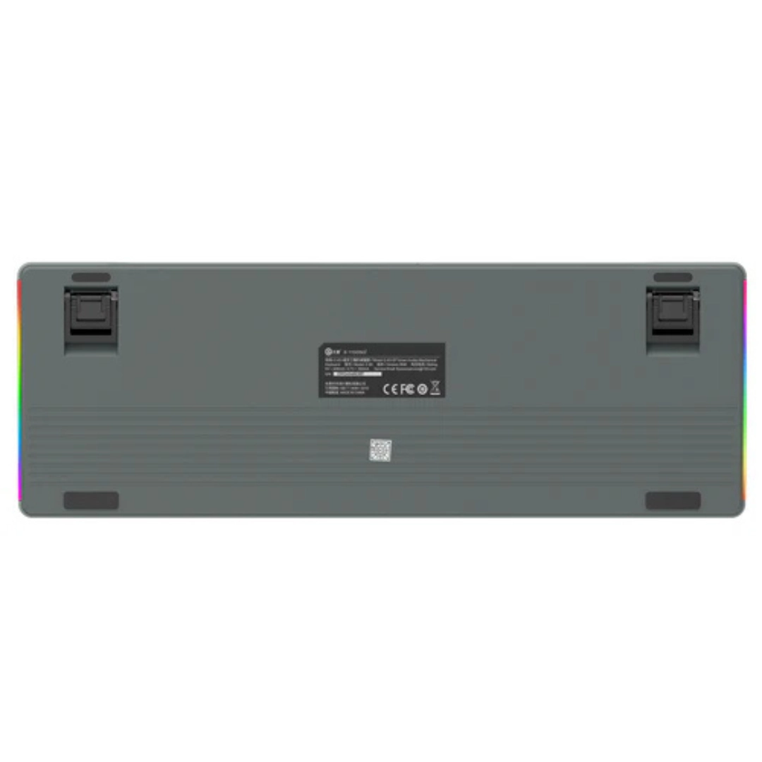 E-YOOSO Z-99 Tri-Mode RGB 99-Keys Mechanical Keyboard Gradient Grey - Image 4
