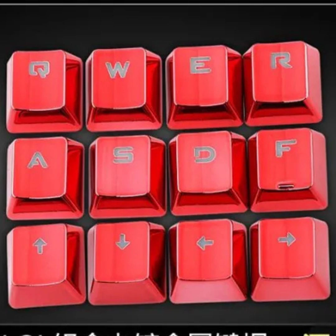 E-YOOSO 12Pcs PBT Metal Keycaps for Mechanical Keyboard - Image 5