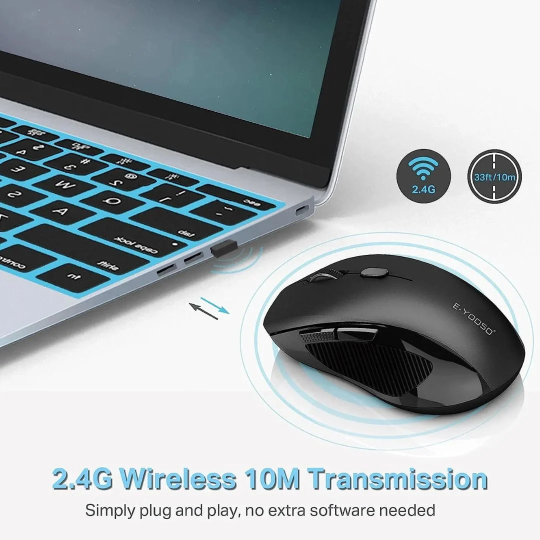E-YOOSO E-1131 Wireless Mouse with 4800 DPI Control - Image 2