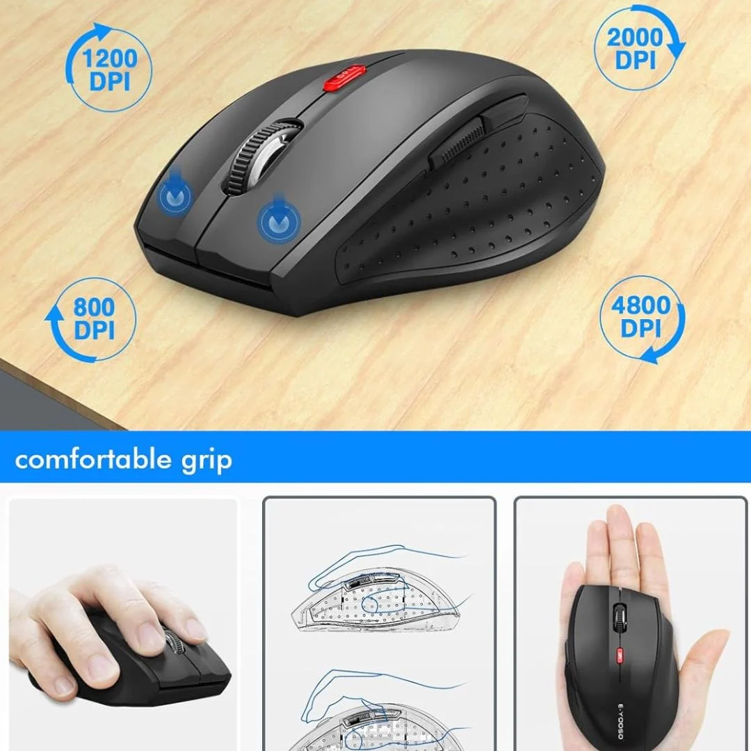 E-YOOSO E-757 Wireless Ergonomic Keyboard & Mouse Combo - Image 6