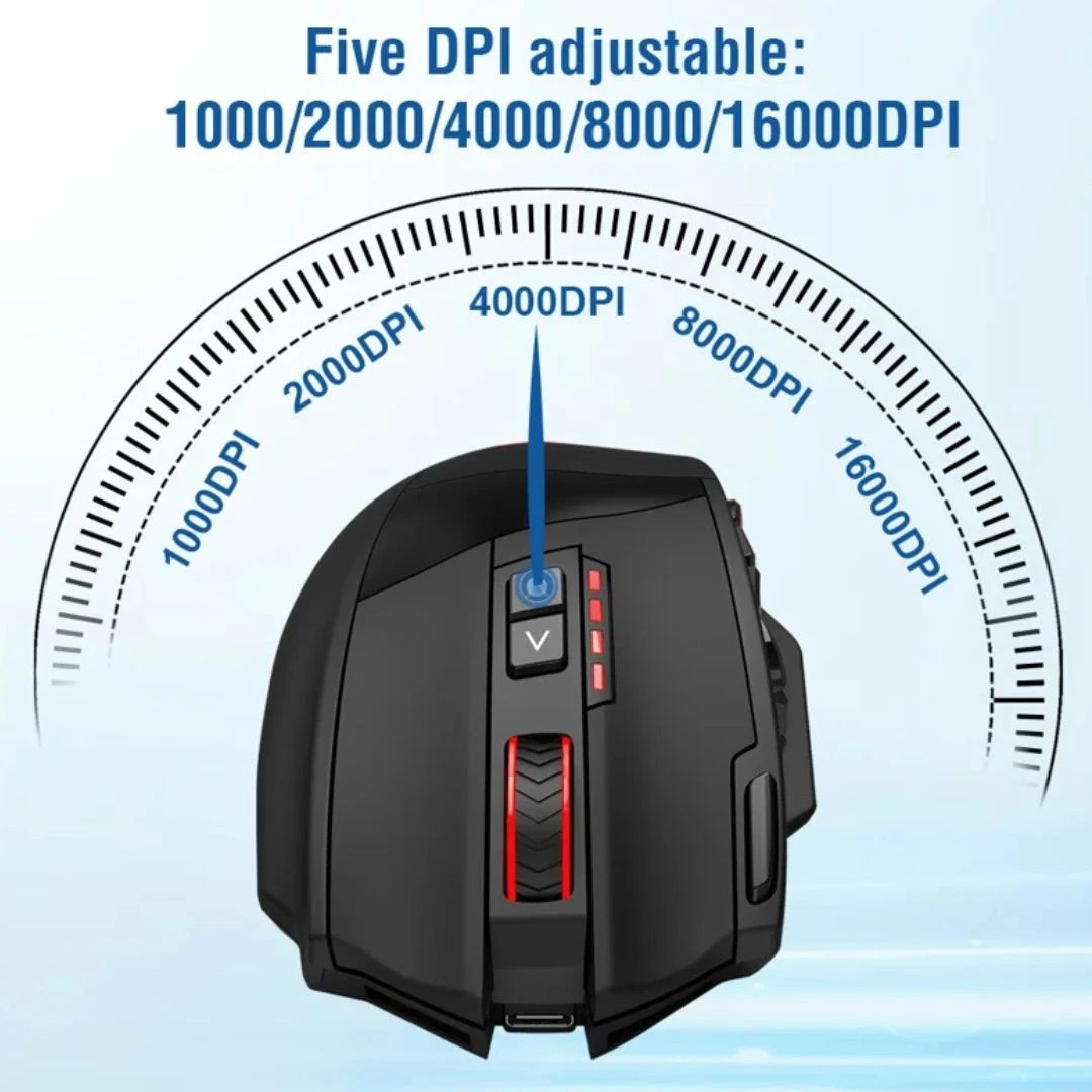 X-33 RGB Wireless Gaming Mouse with 16000 DPI Precision - Image 3