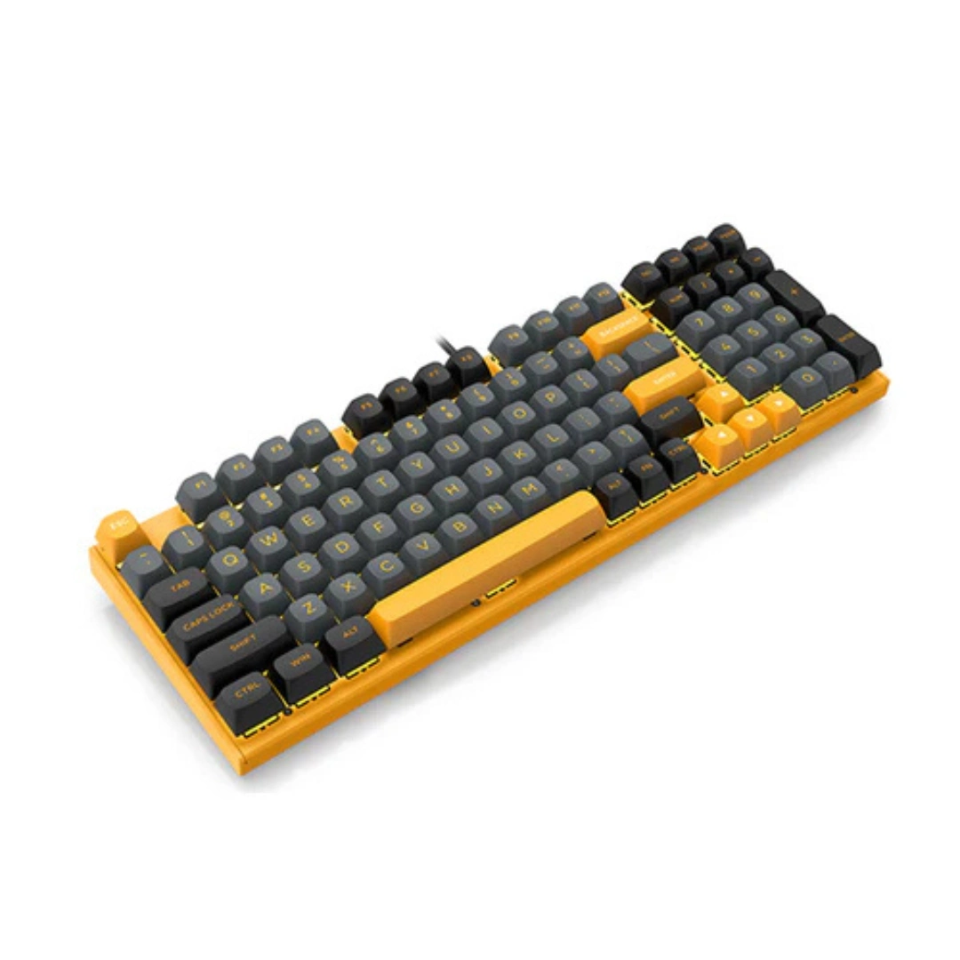 E-YOOSO Z-7222 LED Wired Hot-Swappable Mechanical Keyboard Black/Yellow - Image 6