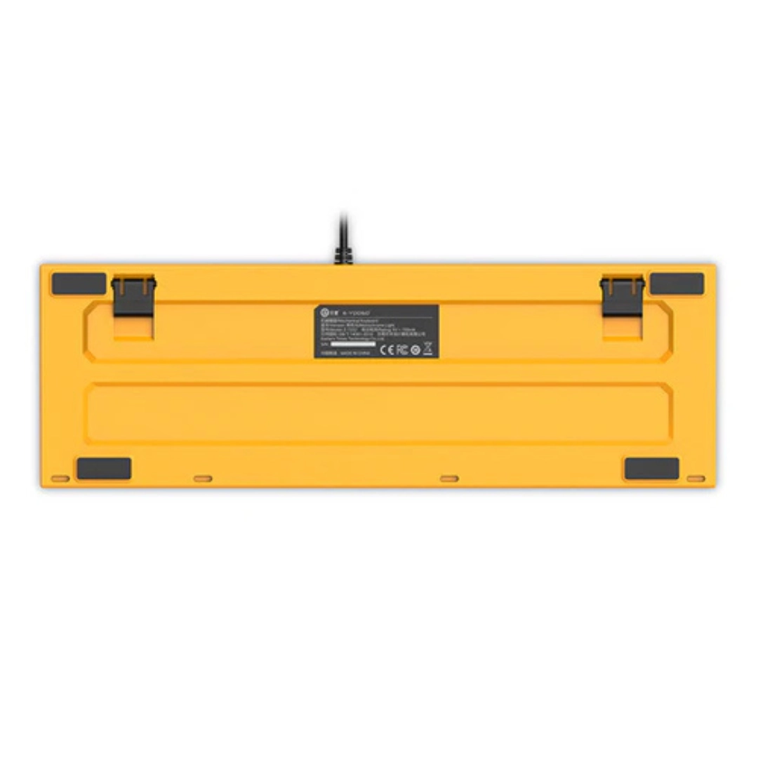 E-YOOSO Z-7222 LED Wired Hot-Swappable Mechanical Keyboard Black/Yellow - Image 3