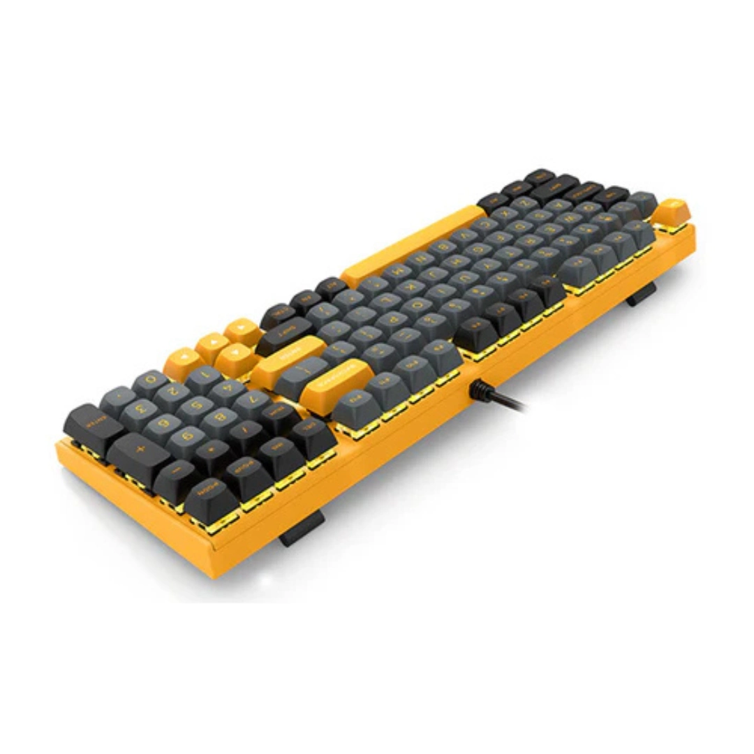 E-YOOSO Z-7222 LED Wired Hot-Swappable Mechanical Keyboard Black/Yellow - Image 7
