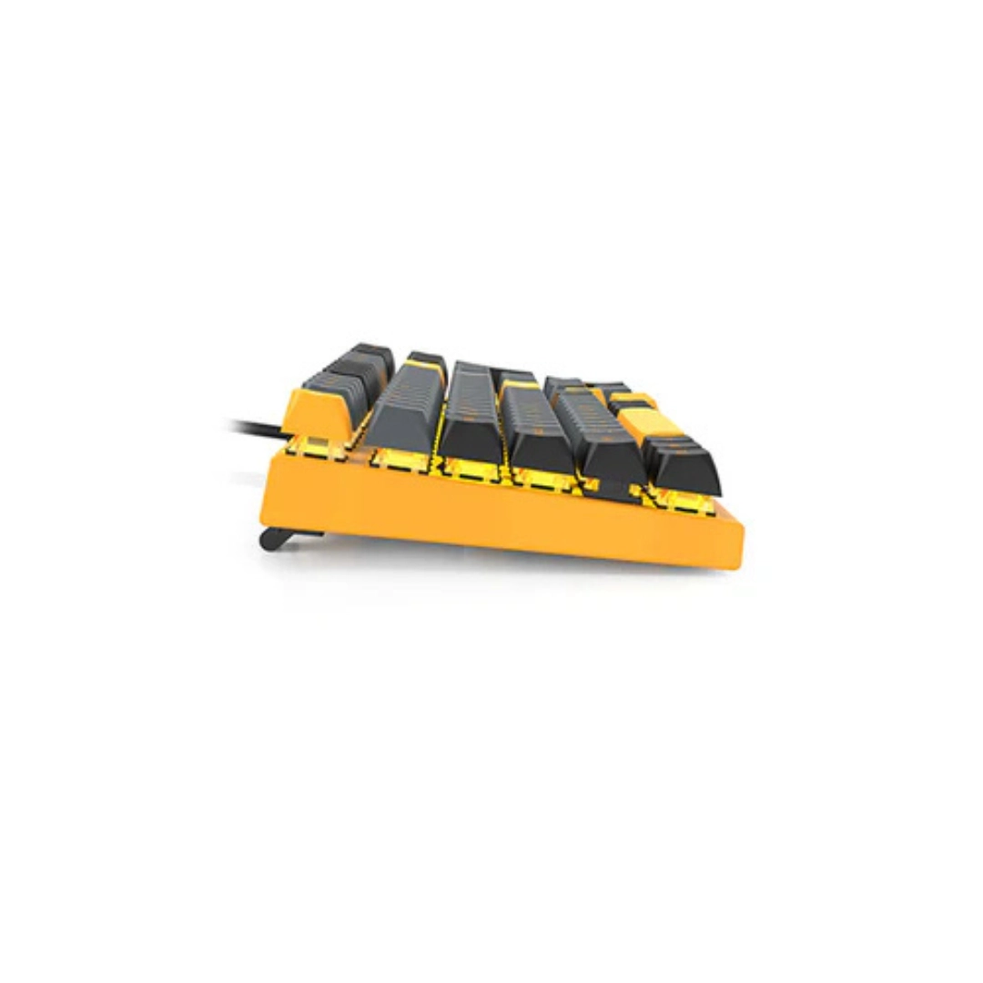 E-YOOSO Z-7222 LED Wired Hot-Swappable Mechanical Keyboard Black/Yellow - Image 4