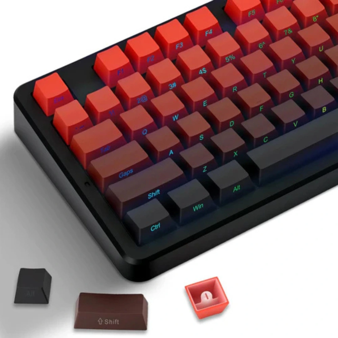 E-Yooso Z-79 Pro RGB 79-Keys Tri-Mode Mechanical Keyboard Gradient Red - Image 5