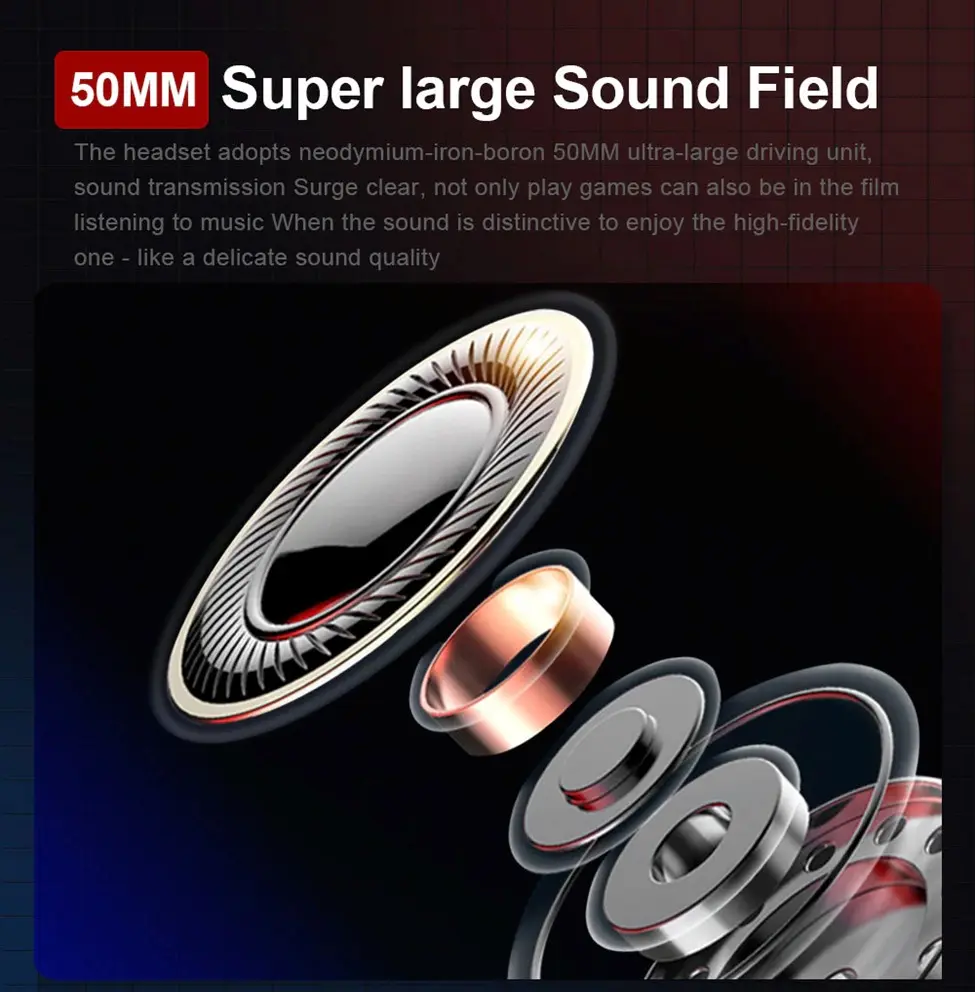 E-YOOSO H2722D Gaming Headphone 3.5mm Surround sound - Image 4