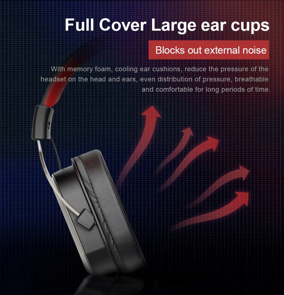 E-YOOSO H2722D Gaming Headphone 3.5mm Surround sound - Image 5