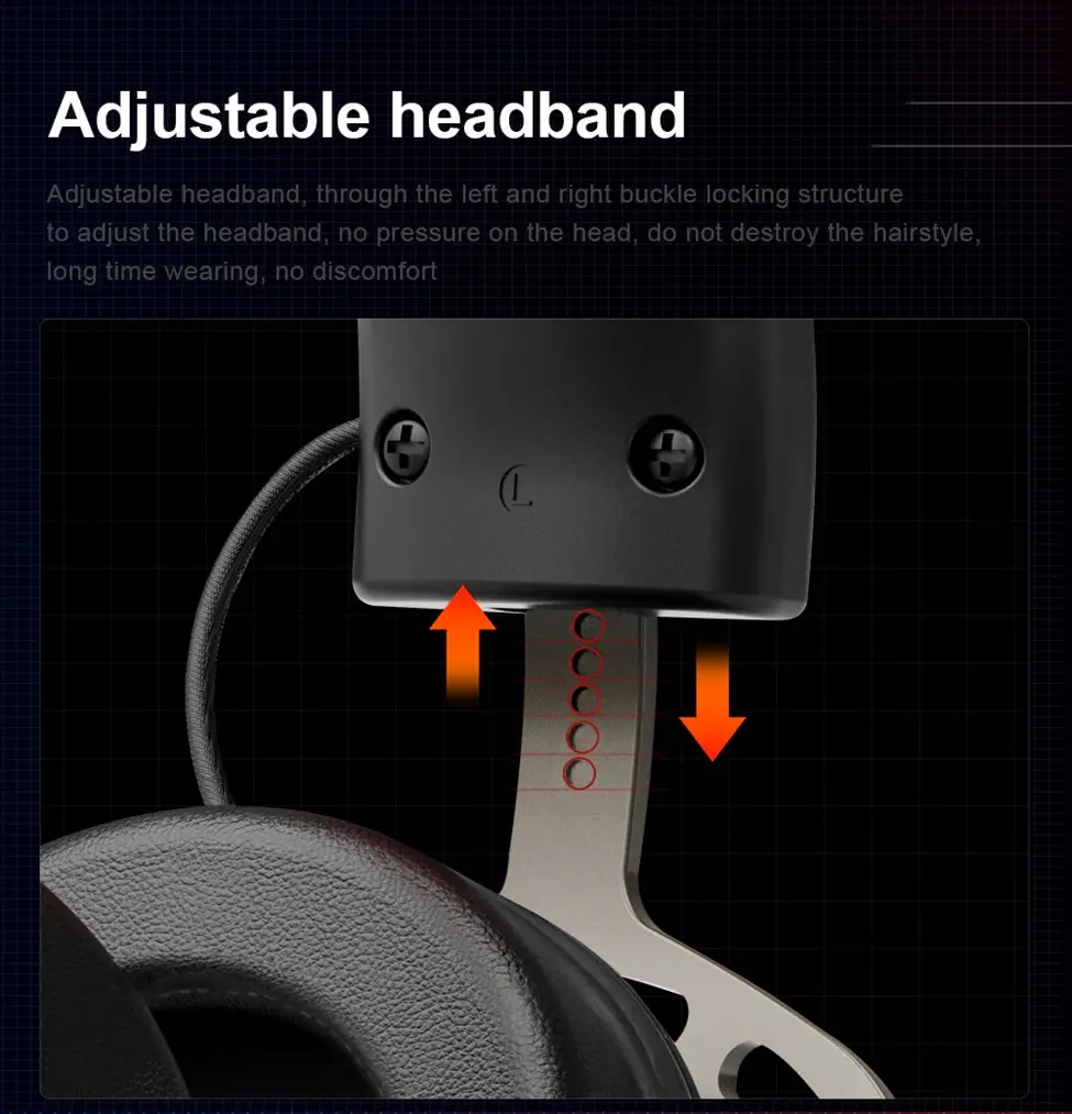 E-YOOSO H2722D Gaming Headphone 3.5mm Surround sound - Image 8